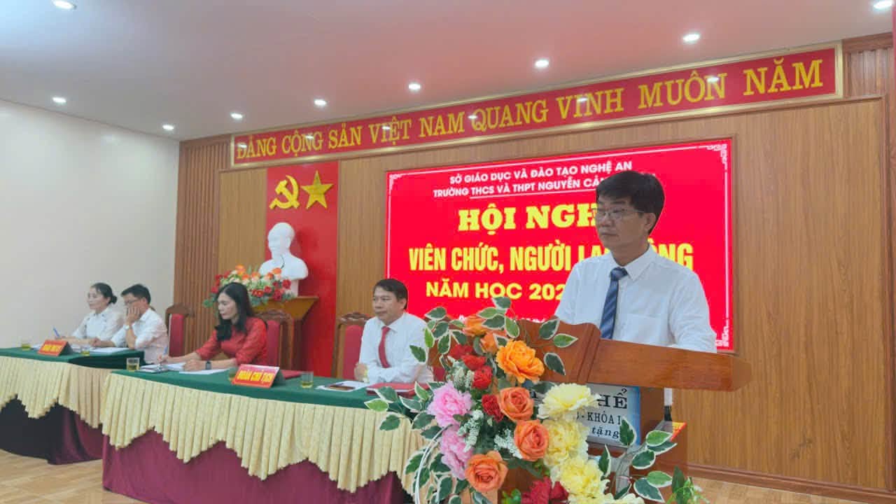HỘI NGHỊ VIÊN CHỨC – NGƯỜI LAO ĐỘNG NĂM HỌC 2026–2027