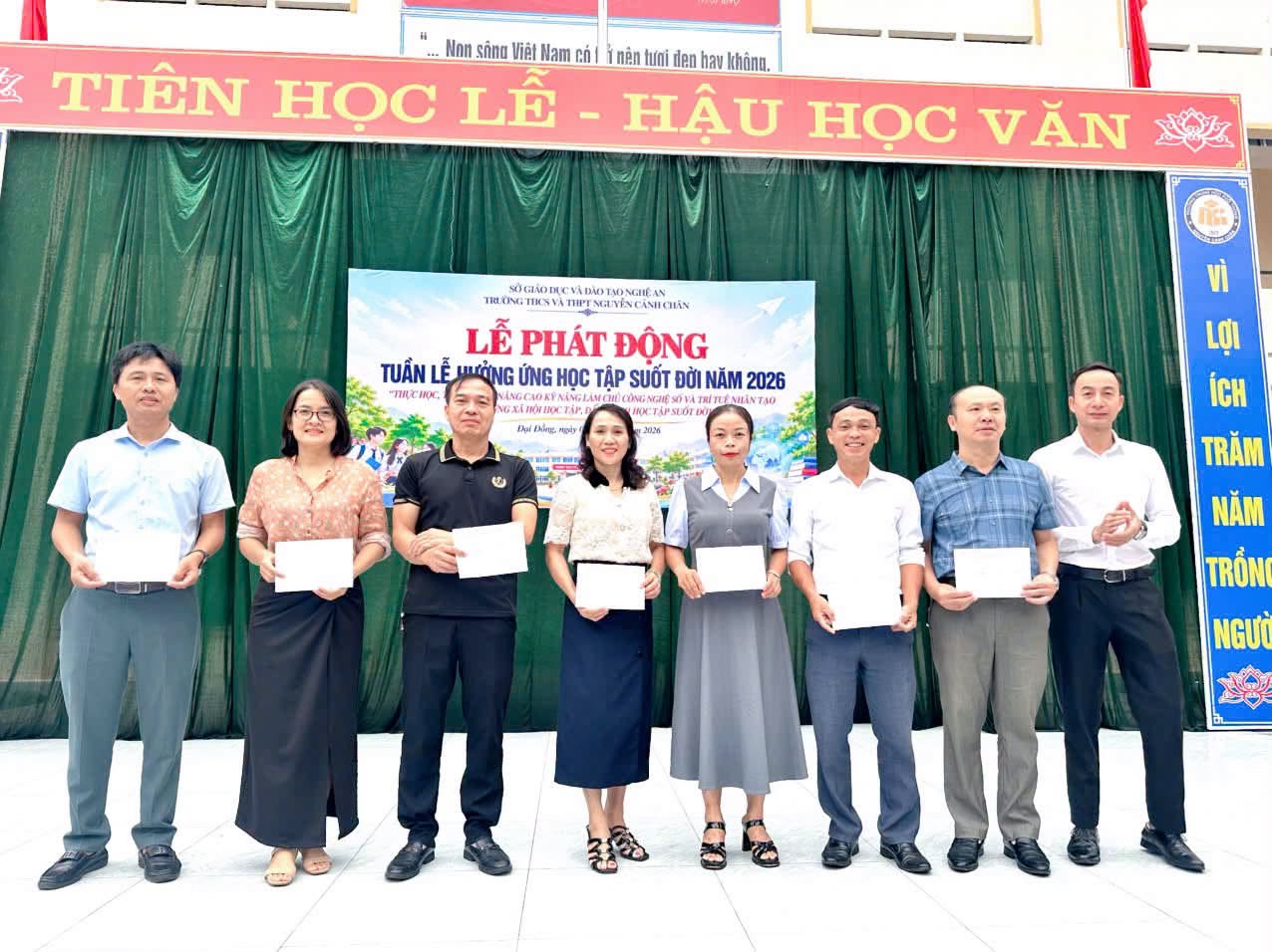 TRƯỜNG THCS và THPT NGUYỄN CẢNH CHÂN PHÁT ĐỘNG TUẦN LỄ HƯỞNG ƯNG HỌC TẬP SUỐT ĐỜI NĂM 2026